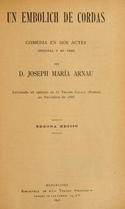 Cover of: embolich de cordas: comedia en dos actes original y en vers