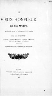 Cover of: Le vieux Honfleur et ses marins: biographies et récits maritimes