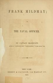 Cover of: Frank Mildmay; or, The naval officer