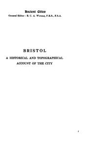 Cover of: Bristol by Alfred Harvey, Alfred Harvey