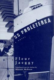Cover of: S.S. Proleterka by Fleur Jaeggy