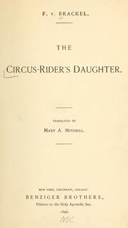 Cover of: The circus-rider