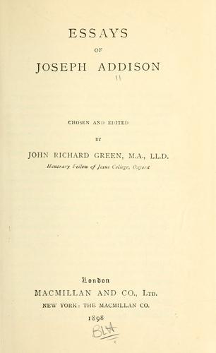 essay periodical essays by joseph addison