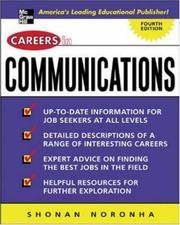 Cover of: Careers in communications by Shonan F. R. Noronha