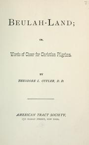 Cover of: Beulah land by Theodore L. Cuyler