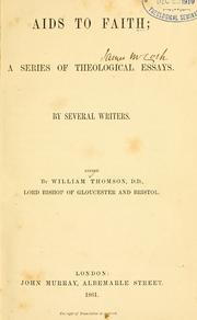 Cover of: Aids to faith: a series of theological essays