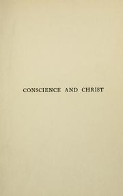 Cover of: Conscience & Christ by Hastings Rashdall