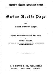Cover of: Gustav Adolfs page von Conrad Ferdinand Meyer
