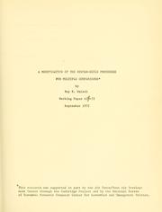 Cover of: A modification of the Newman-Keuls procedure for multiple comparisons by Roy E. Welsch