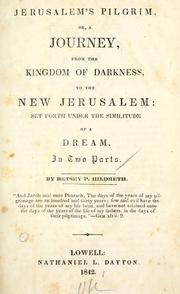 Cover of: Jerusalem's pilgrim, or, a journey, from the kingdom of darkness, to the New Jerusalem: set forth under the similitude of a dream: in two parts