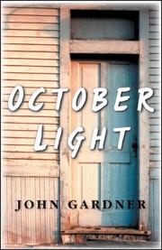 Cover of: October Light by John Gardner