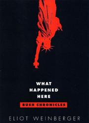 Cover of: What Happened Here by Eliot Weinberger