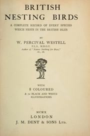 Cover of: British nesting birds by W. Percival Westell