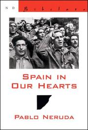 Cover of: Spain in Our Hearts/Espana en el corazon (New Directions Bibelots)