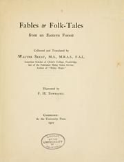 Fables & folk-tales from an eastern forest by Walter W. Skeat