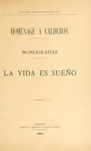 Cover of: Homenage á Calderon.  Monografías by Pedro Calderón de la Barca