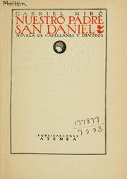 Cover of: Nuestro Padre san Daniel: novela de capellanes y devotos.