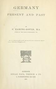 Front cover of Germany by Sabine Baring-Gould