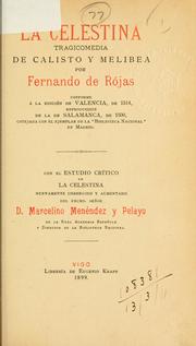 Cover of: La Celestina by Fernando de Rojas