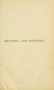 Cover of: Practical lessons on hunting and sporting