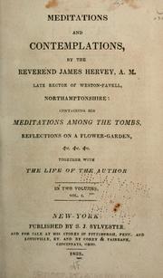 Cover of: Meditations and contemplations ... by James Hervey