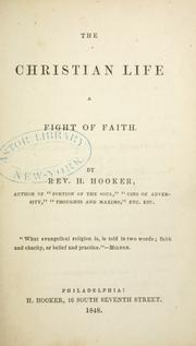 Cover of: Christian life a fight of faith.