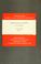 Cover of: Models for project management
