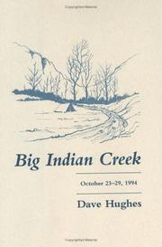 Cover of: Big Indian Creek: October 23-29, 1994