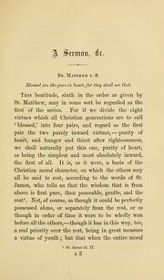 Cover of: "Blessed are the pure in heart": a sermon preached in St. Mary's Church, Oxford, before the University, Nov. 20, 1859