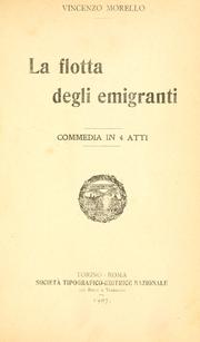 Cover of: flotta degli emigranti: commedia in 4 atti.