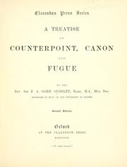 Cover of: A treatise on counterpoint, canon and fugue