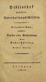 Cover of: Guido von Sohnsdom.