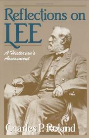 Cover of: Reflections on Lee: a historian's assessment