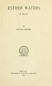 Esther Waters, a novel by George Moore