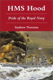 Cover of: HMS Hood by Andrew Norman