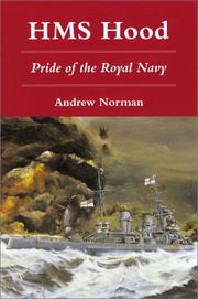 Cover of: HMS Hood: pride of the Royal Navy