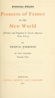 Cover of: Francis Parkman