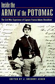Cover of: Inside the Army of the Potomac