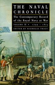 Cover of: The Naval Chronicle by Nicholas Tracy