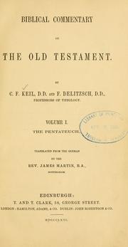 Cover of: The Pentateuch by Karl Friedrich Keil