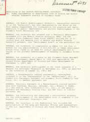 Cover of: Final designation of redeveloper city of Boston and Boston housing authority parcels at columbia point. by Boston Redevelopment Authority