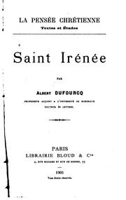 Cover of: Saint Irénée