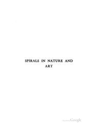 Cover of: Spirals in nature and art by Sir Theodore Andrea Cook