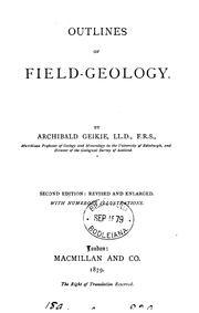 Cover of: Outlines of field-geology