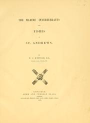 Cover of: The marine invertebrates and fishes of St. Andrews