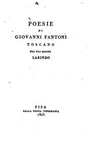 Le poesie by Alessandro Manzoni