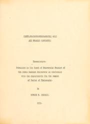 Phenylsulphoneorthocarbonic acid and related compounds by Howard Waters Doughty