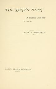 Cover of: The tenth man by William Somerset Maugham