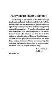 Cover of: Applied immunology: the practical application of sera and bacterins, prophylactically, diagnostically and therapeutically, with an appendix on serum treatment of hemorrhage, organotherapy and chemotherapy