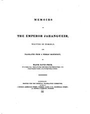 Cover of: Memoirs of the Emperor Jahangueir